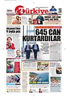 Türkiye Gazetesi e-gazete — 23 Temmuz 2018