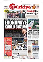 Türkiye Gazetesi e-gazete — 11 Ağustos 2018