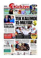 Türkiye Gazetesi e-gazete — 16 Ağustos 2018