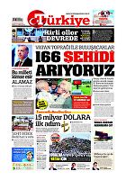 Türkiye Gazetesi e-gazete — 21 Ağustos 2018