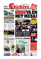 Türkiye Gazetesi e-gazete — 31 Ağustos 2018