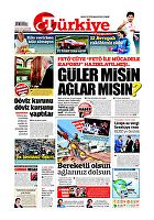 Türkiye Gazetesi e-gazete — 01 Eylül 2018