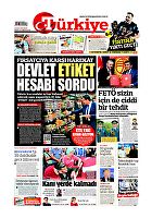 Türkiye Gazetesi e-gazete — 02 Eylül 2018