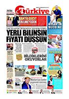Türkiye Gazetesi e-gazete — 10 Eylül 2018