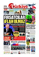 Türkiye Gazetesi e-gazete — 14 Eylül 2018