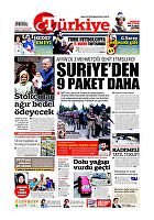 Türkiye Gazetesi e-gazete — 15 Eylül 2018