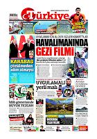 Türkiye Gazetesi e-gazete — 16 Eylül 2018