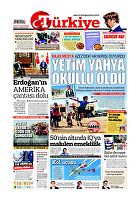 Türkiye Gazetesi e-gazete — 22 Eylül 2018
