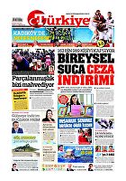 Türkiye Gazetesi e-gazete — 25 Eylül 2018