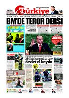 Türkiye Gazetesi e-gazete — 26 Eylül 2018