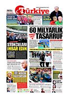 Türkiye Gazetesi e-gazete — 03 Ekim 2018