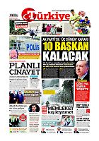 Türkiye Gazetesi e-gazete — 26 Ekim 2018