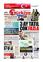 Türkiye Gazetesi e-gazete — 29 Ekim 2018