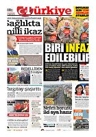 Türkiye Gazetesi e-gazete — 08 Kasım 2018