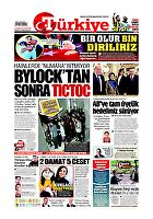 Türkiye Gazetesi e-gazete — 12 Kasım 2018