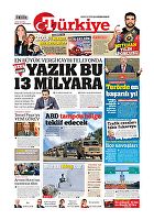 Türkiye Gazetesi e-gazete — 01 Ocak 2019