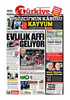 Türkiye Gazetesi e-gazete — 13 Ocak 2019