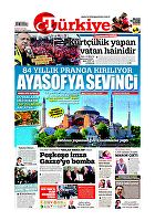 Türkiye Gazetesi e-gazete — 26 Mart 2019