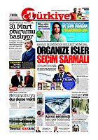 Türkiye Gazetesi e-gazete — 08 Nisan 2019
