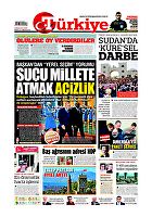 Türkiye Gazetesi e-gazete — 12 Nisan 2019