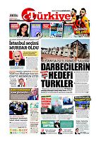 Türkiye Gazetesi e-gazete — 16 Nisan 2019