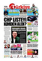 Türkiye Gazetesi e-gazete — 29 Nisan 2019
