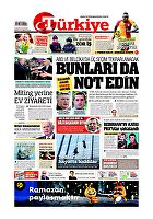 Türkiye Gazetesi e-gazete — 12 Mayıs 2019