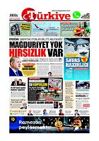 Türkiye Gazetesi e-gazete — 15 Mayıs 2019
