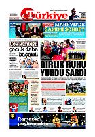Türkiye Gazetesi e-gazete — 20 Mayıs 2019