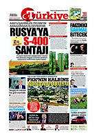 Türkiye Gazetesi e-gazete — 08 Temmuz 2019