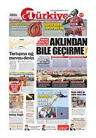 Türkiye Gazetesi e-gazete — 15 Ağustos 2019