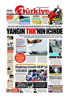 Türkiye Gazetesi e-gazete — 25 Ağustos 2019