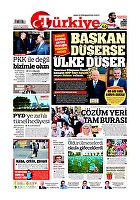 Türkiye Gazetesi e-gazete — 11 Eylül 2019
