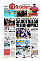 Türkiye Gazetesi e-gazete — 18 Eylül 2019