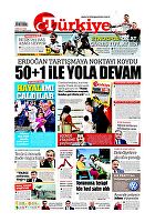 Türkiye Gazetesi e-gazete — 04 Ekim 2019