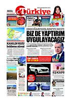 Türkiye Gazetesi e-gazete — 21 Aralık 2019