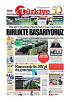 Türkiye Gazetesi e-gazete — 31 Mart 2020