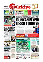 Türkiye Gazetesi e-gazete — 08 Mayıs 2020