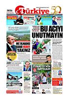 Türkiye Gazetesi e-gazete — 21 Haziran 2020