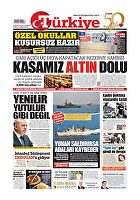 Türkiye Gazetesi e-gazete — 15 Ağustos 2020