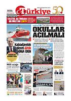 Türkiye Gazetesi e-gazete — 28 Ağustos 2020