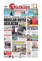 Türkiye Gazetesi e-gazete — 11 Eylül 2020