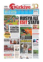 Türkiye Gazetesi e-gazete — 13 Kasım 2020