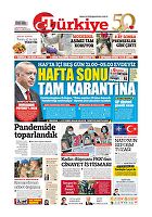 Türkiye Gazetesi e-gazete — 01 Aralık 2020