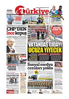 Türkiye Gazetesi e-gazete — 31 Ocak 2021