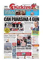Türkiye Gazetesi e-gazete — 16 Şubat 2021