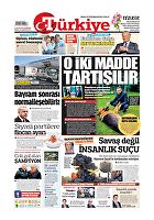 Türkiye Gazetesi e-gazete — 13 Mayıs 2021