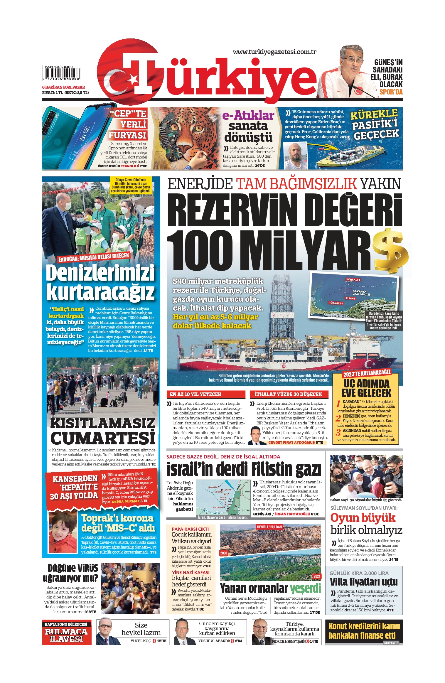 E-Gazete Ön Sayfa