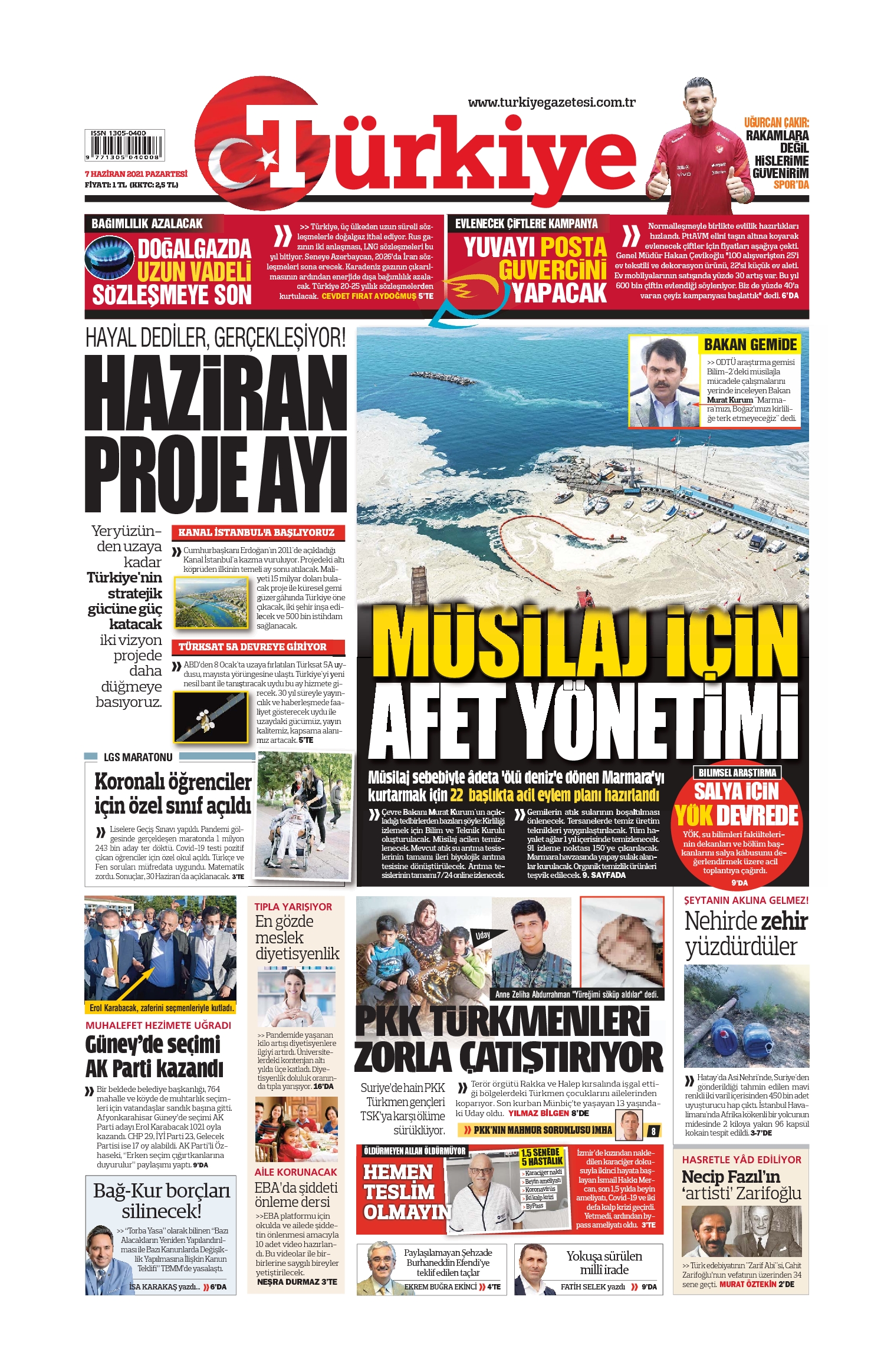 E-Gazete Ön Sayfa