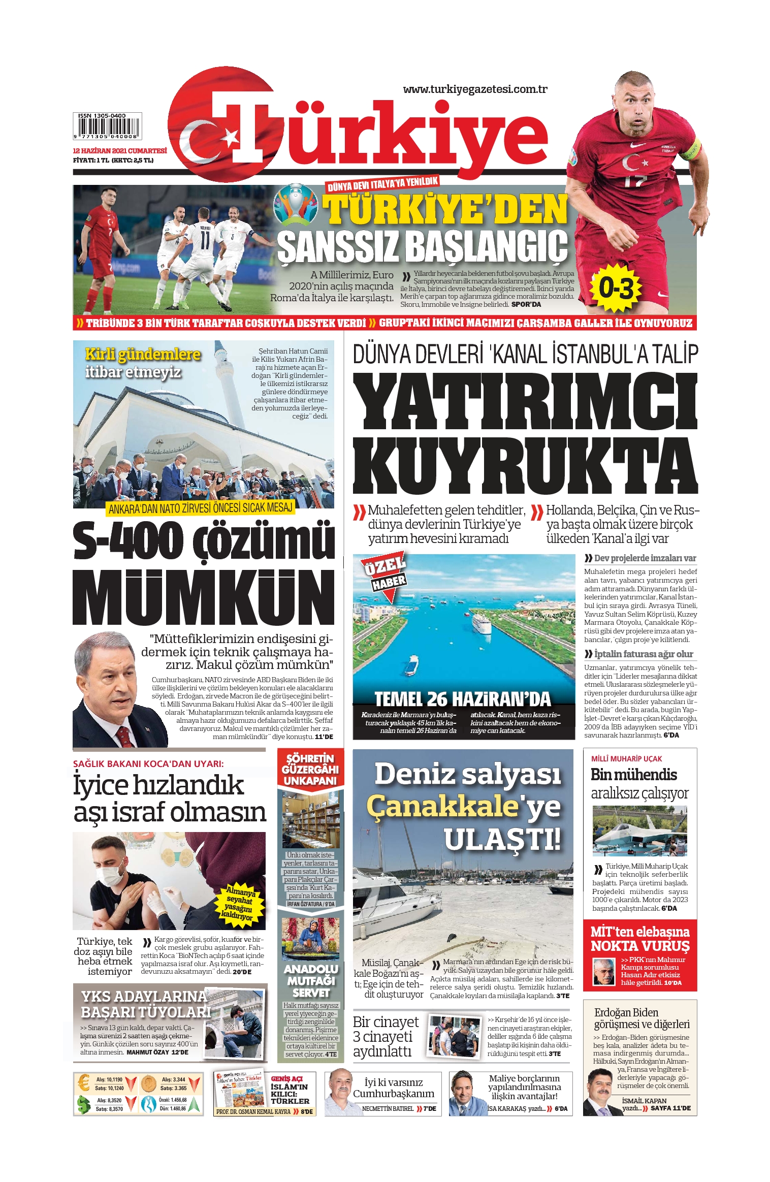 E-Gazete Ön Sayfa